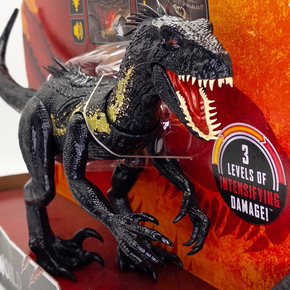 Mattel Jurassic World Ultimate Damage Indoraptor JCG26 New Tested Lights Sound